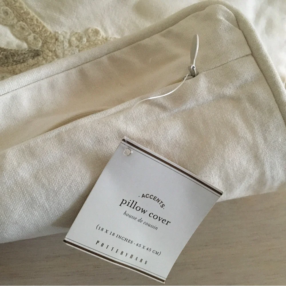 Pottery Barn cotton decorative